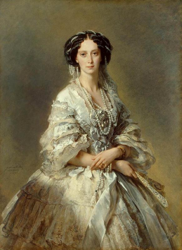 Franz Xaver Winterhalter Portrait of Empress Maria Alexandrovna oil painting image